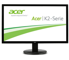 Bild zu Acer K242HQLBbid 60 cm (23,6 Zoll) Monitor (VGA, DVI, HDMI, 5ms Reaktionszeit, Full HD, EEK A) für 99,99€