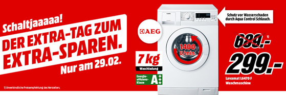 Bild zu AEG-Electrolux LAVAMAT L6470FL Waschmaschine ab 299€