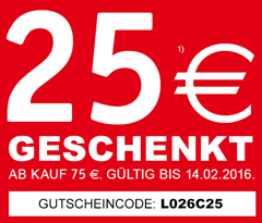 Bild zu XXXL Shop: 25€ Gutschein (ab 75€ einlösbar)