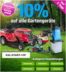 Bild zu GartenXXL: 10% Rabatt auf Gartengeräte