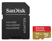 Bild zu Sandisk Extreme microSDXC Speicherkarte 64GB für 27,48€