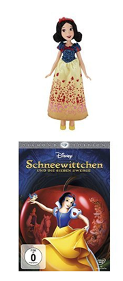 Bild zu verschiedene Disney Prinzessinnen Produkte (Puppe + DVD) für je 19,29€