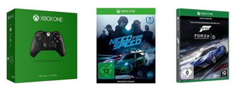 Bild zu Xbox One Controller (2015) inkl. Need for Speed + Forza 6 für 88,99€
