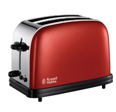 Bild zu bis 14:15 Uhr: Russell Hobbs Toaster (1100 Watt), rot für 29,29€