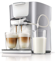 Bild zu Philips Senseo HD7857/20 Latte Duo-Kaffeepadmaschine für 139€