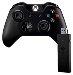 Bild zu Microsoft Xbox One Wireless Controller + Drahtlosadapter für Windows (schwarz) für 49,99€