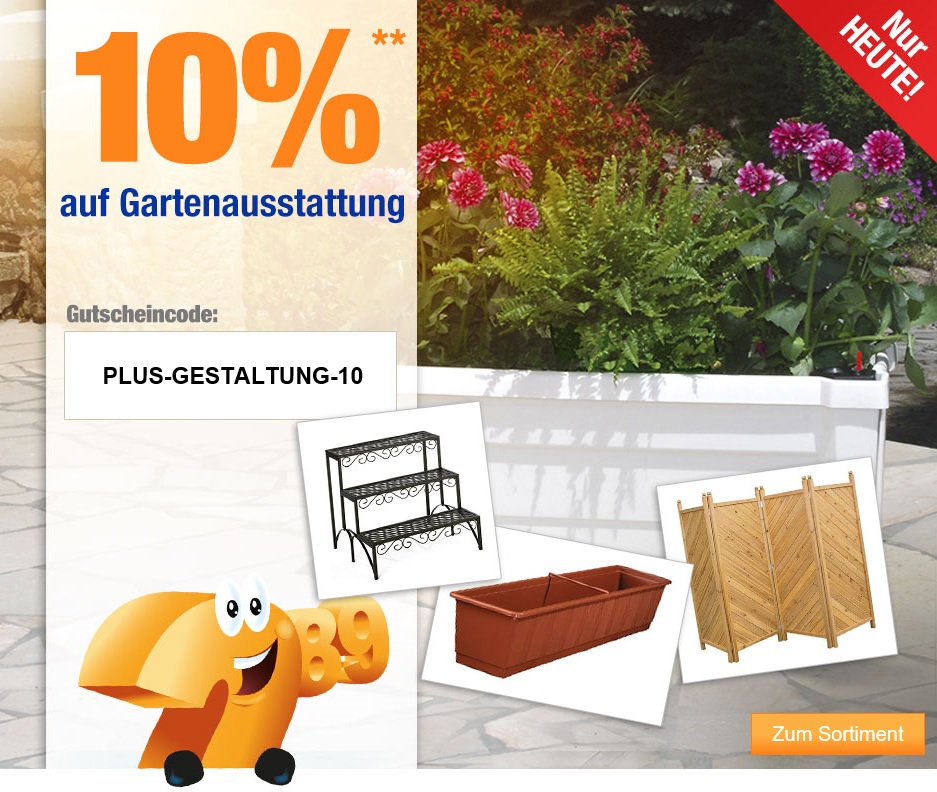 Bild zu Plus.de: 10% Rabatt auf Gartenausstattung