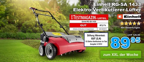 Bild zu Elektro-Vertikutierer Einhell RG-SA 1433 für 89,95€