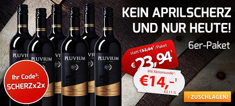 Bild zu Weinvorteil: 6 Flaschen Pluvium Premium Selection Bobal–Cabernet für 18,95€