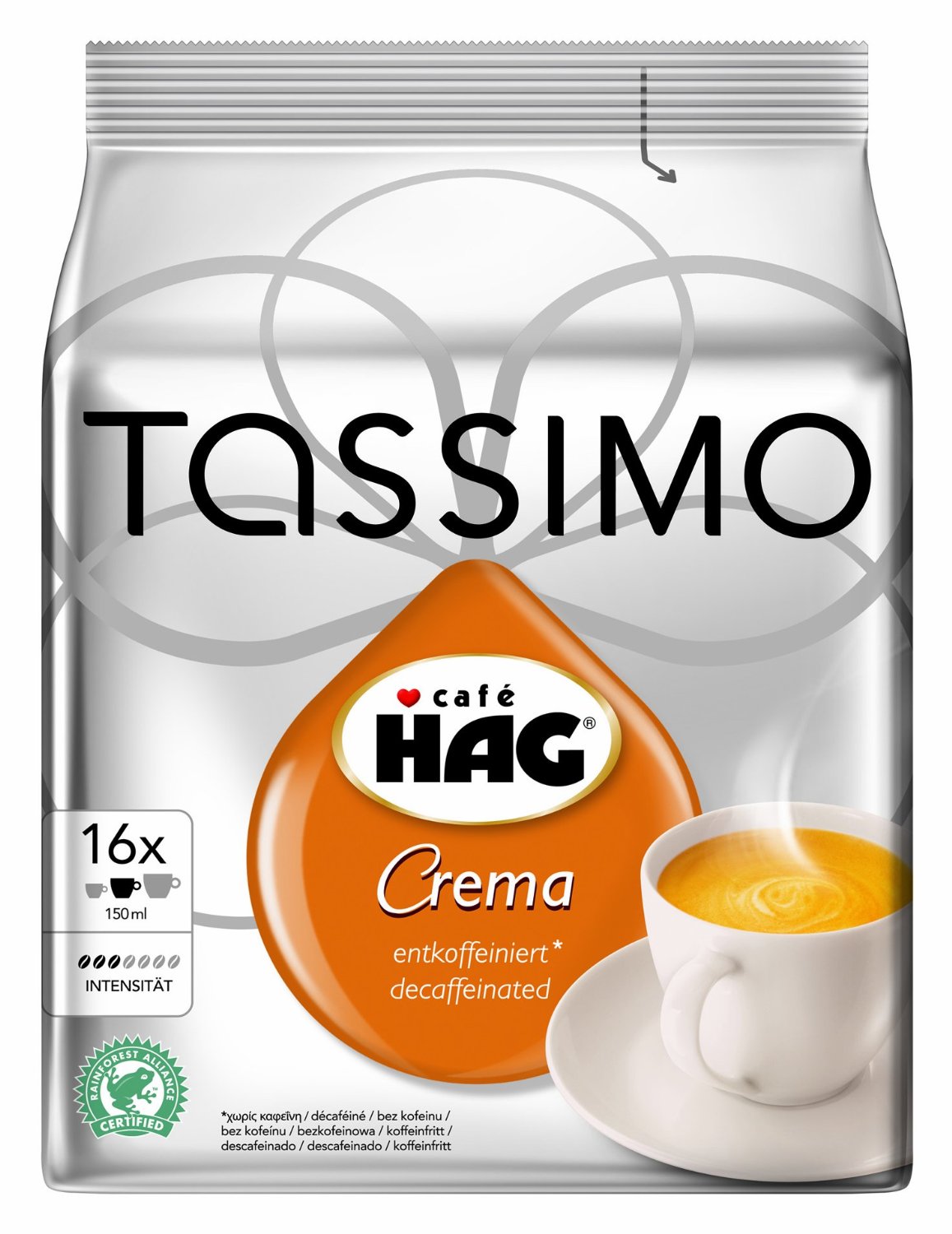 Bild zu [Prime] Tassimo Cafè HAG Crema im 5er Pack (5 x 16 Portionen) für 13,88€