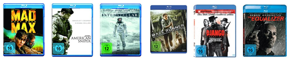 Bild zu Amazon: 4 Blu-rays für 30€