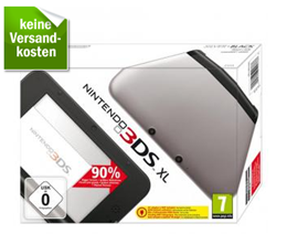 Bild zu Nintendo 3DS XL Konsole (Silber + Schwarz – EU Ware) für 99€