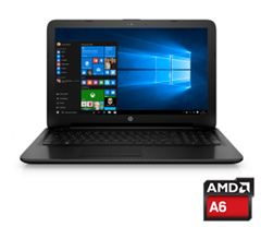 Bild zu HP 15-af118ng 15,6″ Full HD Notebook (AMD Quad-Core A6-5200 APU, 4GB, 1.000GB HDD, Radeon HD 8400, Win10) für 299€