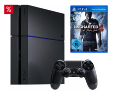 Bild zu [Top] PlayStation 4 (PS4) 1TB + Uncharted 4: A Thief’s End für 319,99€ (oder PS4 500GB für 279,99€)