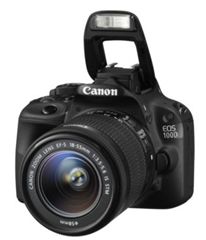Bild zu Canon EOS 100D SLR-Digitalkamera + 18-55mm Objektiv für 359€