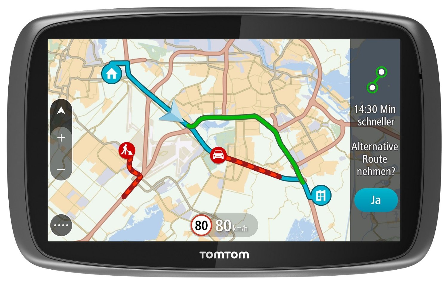 Bild zu 6 Zoll Navigationsgerät TomTom Go 610 World für 173€