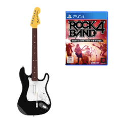 Bild zu Rock Band 4: Gitarren Controller Bundle (PS4) für 41,98€