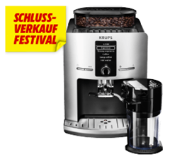 Bild zu KRUPS EA829E Latt´Espress Kaffeevollautomat (Kegelmahlwerk, 1.7 Liter Wassertank) für 307€ (Vergleich: 439€)