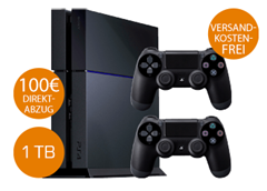 Bild zu SONY PlayStation 4 Ultimate Player Edition CUH-1216B mit 1 TB inkl. 2 Controller für 299€