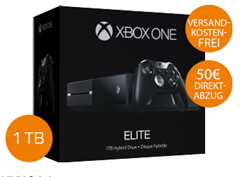 Bild zu MICROSOFT Xbox One 1TB Elite + 2. Controller für 299€
