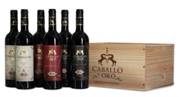 Bild zu Weinvorteil: 6 Flaschen Caballo de Oro „Seleccion de Bodega“ in Holzkiste für 39,90€
