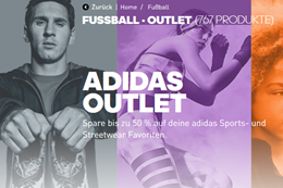 Bild zu Adidas Fußball Outlet: Sale mit bis zu 50% + 30% Extra dank Gutschein