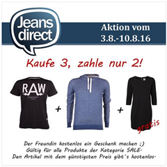Bild zu Jeans-Direct: 3 für 2 Aktion auf alle Sale Artikel