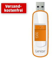 Bild zu LEXAR JumpDrive S75 USB-Stick 32 GB für 8€
