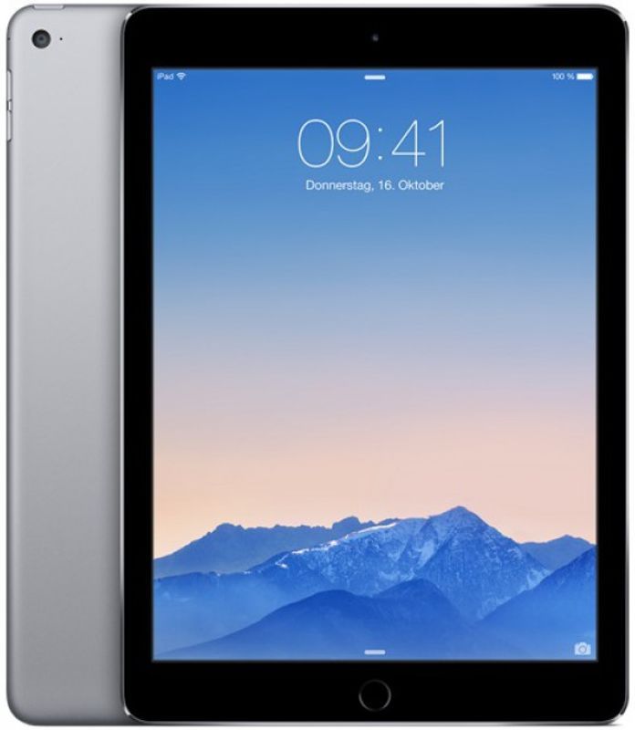 Bild zu Apple iPad Air 2 Wifi + Cellular (128 GB) Spacegrau [B-Ware] für 529,90€