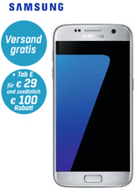 Bild zu Samsung Galaxy S7 Silver mit Gear VR-Brille für 519€ (+ Tab E für 29€ dank Aktion)
