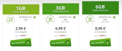 Bild zu [wieder da] 3GB Telekom LTE Datenflat für 6,99€ oder mit 6GB für 8,99€ pro Monat