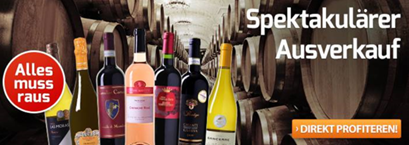 Bild zu Weinvorteil: spektakulärer Ausverkauf mit bis zu 58% Rabatt + weitere Rabatte möglich
