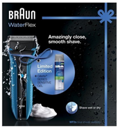 Bild zu Braun WaterFlex WF2s wet&dry Rasierer + Gillette Sensitive Gel für 59,95€