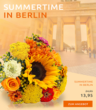 Bild zu Miflora: Blumenstrauß “Summertime in Berlin” für 18,90€