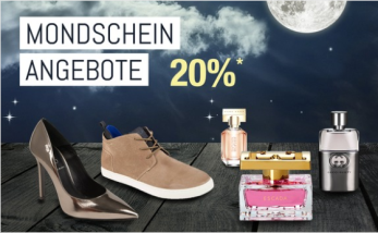 Bild zu Galeria Kaufhof Mondschein Angebote: 20% Rabatt auf Parfümerie & Damen- und Herrenschuhe