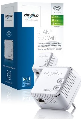 Bild zu devolo dLAN 500 WiFi Powerline Adapter für 44,44€