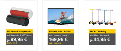 Bild zu Die Allyouneed.com Wochenendangebote, z.B. Medion Life LED-TV (31,5”) für 169,95€