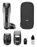 Bild zu Braun Bartschneider BT5090 Barttrimmer (Bartrasierer zur Bartpflege mit Ladestation) silber für 43,99€