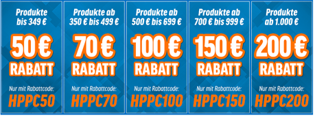 Bild zu Notebooksbilliger.de: bis zu 200€ Rabatt auf HP-Produkte (abhängig vom Bestellwert)