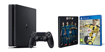 Bild zu PlayStation 4 Slim 1TB + FIFA 17 + Steelbook für 303,41€