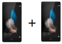 Bild zu 2 x Huawei P8 Lite Dual für 1€ inkl. einem Vertrag mit 1GB LTE Datenflat, 50SMS und 50 Minuten im o2 Netz für 11,99€/Monat