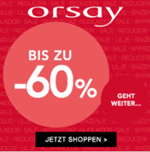 Bild zu Orsay: nur heute 20% Extra Rabatt auf alles