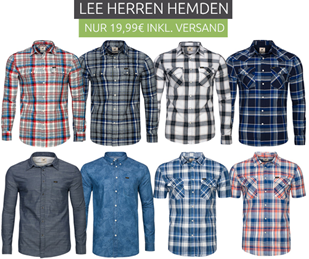Bild zu verschiedene Lee Herrenhemden ab 19,99€ inklusive Versand