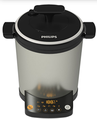 Bild zu Philips HR2206/80 Mix & Cook Multikocher (1000 W, 16 Programme, Mixerfunktion) für 59,99€