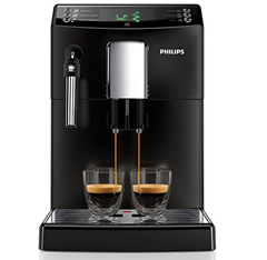 Bild zu Philips HD8831/01 3100 Serie Kaffeevollautomat, klassischer Milchaufschäumer, schwarz für 229€