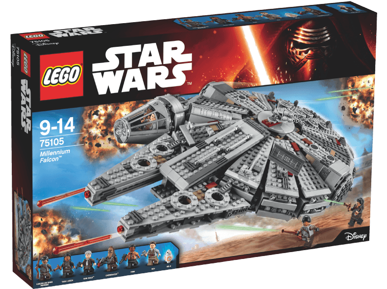 Bild zu Lego Star Wars Millennium Falcon (75105) für 99€