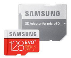 Bild zu Samsung EVO Plus microSDXC 128GB (MB-MC128DA) Speicherkarte für 29€