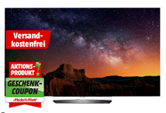 Bild zu [Super] LG OLED55B6D 139 cm (55 Zoll) OLED Fernseher (Ultra HD, Triple Tuner, Smart TV) [Energieklasse A] + 500€ Media Markt Gutschein für 1.999€