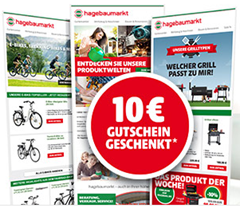 Bild zu Hagebaumarkt: 10€ Online-Gutschein (ab 30€ einlösbar) + heute keine Speditionskosten (sonst 29,95€)