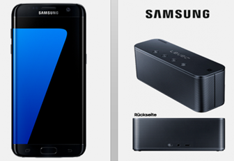 Bild zu Vodafone Smart L (Allnet-Flat, SMS Flat, 2GB LTE Datenflat, EU-Flat) inkl. Samsung S7 Edge + Samsung Bluetooth Lautsprecher (einmalig 1€) für 34,99€ im Monat